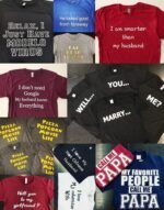 Custom T Shirts Ultra Soft Add Your Own Text Message Adult/Youth Unisex Cotton T Shirt Uniform - Image 4