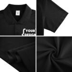 Xiovio Customize® Custom Men's Polo Shirts Golf Jersey Tees | Front·Back Print, Embroidery Personalized with Text & Logo - Image 5