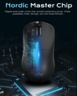VGN Dragonfly-Esports Wireless Gaming Mouse, 𝟐𝟎𝟐𝟔 𝐔𝐩𝐠𝐫𝐚𝐝𝐞 49g Ultra-Lightweight Gamer Mouse Wireless, 26K DPI Optical Sensor, 6 Programmable Buttons, 4K Polling, 75Hrs Battery, for PC/Mac - Image 3