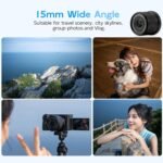 VILTROX AF 15mm F1.7 E for Sony Camera, 15mm f/1.7 E Mount Lens for Sony E, APS-C Prime Lens for Sony Cameras a6400 a6500 a6600 ZV-E10 FX30 A6700 ZC-E10II a7Ⅲ a7RⅢ a7Ⅳ a7RⅣ - Image 3