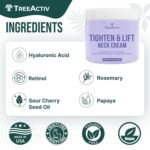 Neck Firming Cream with Hyaluronic Acid, Collagen and Cupuacu Butter Firming Lifting Neck Cream for Wrinkles and Crepe Skin Neck Wrinkle Cream and Moisturizer for Smoother-Looking Skin (4oz) - Image 6