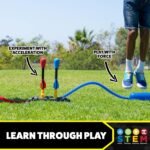 Stomp Rocket Original Dueling Rocket Launcher for Kids, 8 Rockets - Fun Backyard & Outdoor Kids Toys Gifts for Boys & Girls -Toy Foam Blaster Set Soars 200ft - Multi-Player Launcher Stand - Image 5