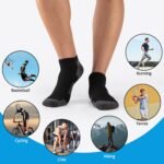 COOVAN 10 Pairs Mens Ankle Socks Men 10 Pack Low Cut Comfort Cushion Casual Socks - Image 6
