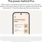 Google Pixel 9 Pro XL 5G (256GB, 16GB) 6.8" 120Hz OLED, 50MP 8K Camera, Tensor G4 Octa-core, Android 14 (Fully Unlocked)(Renewed) (Porcelain) - Image 5