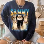 H-DEWALL Custom Shirts Custom Bootleg Rap Shirt for Him Custom Face Shirt with Photo Pet Custom Tees Gift for Dog Cat Lover - Image 8