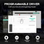 EPOMAKER Click Lite Wireless Gaming Mouse, 800 to 12,000 DPI Adjustable, PAW3311 Sensor, 500mAh, 59g, 2.4G/BT/USB-C Rechargeable Wireless Mouse with 5 Programmable Buttons for PC/Mac/Linux (White) - Image 8