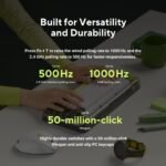 ASUS Jelly75 Wireless Keyboard KD201 – Tri-Mode (BT/2.4GHz/Wired), up to 5 Devices, Hot-Swappable, 1K Polling Rate, Smooth Quiet Typing, Windows/MacOS Toggle, for Productivity/Gaming – Volt Green - Image 5