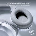 Razer Barracuda X Wireless Gaming & Mobile Headset (PC, PlayStation, Switch 2, Android, iOS): 2.4GHz Wireless + Bluetooth - Lightweight - 40mm Drivers - Detachable Mic - 50 Hr Battery - Mercury White - Image 4