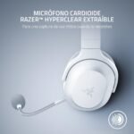 Razer Barracuda X Wireless Gaming & Mobile Headset (PC, PlayStation, Switch 2, Android, iOS): 2.4GHz Wireless + Bluetooth - Lightweight - 40mm Drivers - Detachable Mic - 50 Hr Battery - Mercury White - Image 6