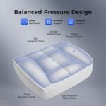 Big and Tall Office Desk Chair -Wide Ergonomic Executive with Footrest, High Back Lumbar Support Reclining Gaming Computer Chair for Heavy People (White) - Image 6