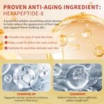 AH-8 Firming Neck Cream with Roller - Neck and Chest Firming Cream to Lift, Tighten & Smooth Sagging Skin, Reduce Wrinkles & Hydrate for Youthful Neck, 4.23 Fl Oz - Image 5