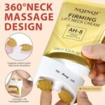 AH-8 Firming Neck Cream with Roller - Neck and Chest Firming Cream to Lift, Tighten & Smooth Sagging Skin, Reduce Wrinkles & Hydrate for Youthful Neck, 4.23 Fl Oz - Image 7