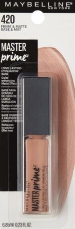 Maybelline New York Master Prime Long-Lasting Eyeshadow Base, Prime + Matte, 0.23 fl. oz. - Image 3