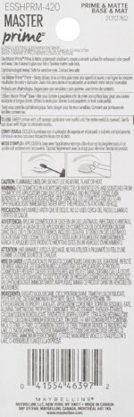 Maybelline New York Master Prime Long-Lasting Eyeshadow Base, Prime + Matte, 0.23 fl. oz. - Image 4