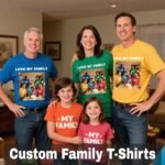 Custom T Shirts for Women Men T-Shirt Front & Back Personalized Add Your Own Design with Image Text Logo - Image 5