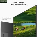 KOORUI 22 Inch Computer Monitor Full HD 1080P 100Hz PC Gaming Screen VA Panel Ultra-Slim Display 4000:1 Contrast Ratio with Adpitive Sync (HDMI/VGA/VESA Compatible 100x100mm/Audio Out), Tilt, Black - Image 3