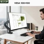 KOORUI 22 Inch Computer Monitor Full HD 1080P 100Hz PC Gaming Screen VA Panel Ultra-Slim Display 4000:1 Contrast Ratio with Adpitive Sync (HDMI/VGA/VESA Compatible 100x100mm/Audio Out), Tilt, Black - Image 9