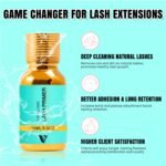 VAVALASH Lash Primer for Lash Extensions 15 ML Eyelash Extension Primer Increase Adhesive Bonding Power Easily Removes Proteins and Oils for Longer Lash Lasting Professional Use Only(15ML) - Image 4