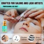 VAVALASH Lash Primer for Lash Extensions 15 ML Eyelash Extension Primer Increase Adhesive Bonding Power Easily Removes Proteins and Oils for Longer Lash Lasting Professional Use Only(15ML) - Image 5