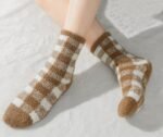 BomKinta Fuzzy Socks Women - Winter House Slipper Sock - Cozy Thick Warm Sleeping Gifts for Women Size 5-10 - Image 3