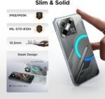 DOOGEE Blade GT Pro 5G Rugged Phone with LED Light Effect,32GB+512GB/2TB Rugged Smartphone,6.72” FHD+120Hz, 5800 mAh Android Phone,100MP+32MP AI Camera/Face& Finger ID/NFC,Sliver - Image 5