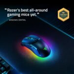 Razer Cobra Pro Wireless Gaming Mouse: 10 Customizable Controls - Chroma RGB Lighting - 30K Optical Sensor - Gen-3 Switches - 2.4GHz, Bluetooth & USB Type C - Up to 170 Hr Battery - Black - Image 3