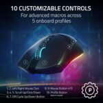 Razer Cobra Pro Wireless Gaming Mouse: 10 Customizable Controls - Chroma RGB Lighting - 30K Optical Sensor - Gen-3 Switches - 2.4GHz, Bluetooth & USB Type C - Up to 170 Hr Battery - Black - Image 5
