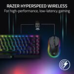 Razer Cobra Pro Wireless Gaming Mouse: 10 Customizable Controls - Chroma RGB Lighting - 30K Optical Sensor - Gen-3 Switches - 2.4GHz, Bluetooth & USB Type C - Up to 170 Hr Battery - Black - Image 8