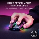 Razer Cobra Pro Wireless Gaming Mouse: 10 Customizable Controls - Chroma RGB Lighting - 30K Optical Sensor - Gen-3 Switches - 2.4GHz, Bluetooth & USB Type C - Up to 170 Hr Battery - Black - Image 9