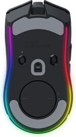 Razer Cobra Pro Wireless Gaming Mouse: 10 Customizable Controls - Chroma RGB Lighting - 30K Optical Sensor - Gen-3 Switches - 2.4GHz, Bluetooth & USB Type C - Up to 170 Hr Battery - Black - Image 12