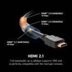 msi MAG 321UP QD-OLED 32-inch QD-OLED 3840 x 2160 (UHD) Computer Monitor, 165Hz, Adaptive-Sync, HDMI, Display Port, VGA Port, VESA Mountable, Tilt, Height Adjustable, Speaker, 0.03ms, Black - Image 7