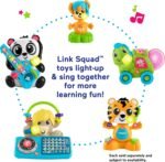 Fisher-Price Baby Learning Toy Link Squad Bop & Groove Tiger with Music & Lights for Ages 9+ Months, Compatible Only with Link Squad Items - Image 5