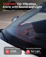 Electop 120dB Car Alarm System with Motion Sensor & Sound, Car Security System Anti-Theft Device Car Alarm with Wireless Remote & Led Light for Cars, Trucks, Suvs - Image 3
