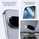 Google Pixel 10 Pro - Unlocked Android Smartphone - Gemini AI Assistant, Triple Rear Camera System, Fast-Charging 24+ Hour Battery, and 6.3" Super Actua Display - Obsidian - 1 TB (2025 Model) - Image 4