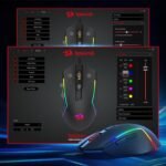 Redragon M616 RGB Gaming Mouse, 10000 DPI Wired Optical Mouse with 6 Programmable Buttons & 8 Backlit Modes, Software Supports DIY Keybinds - Image 9