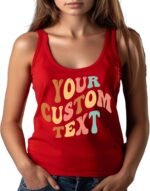 Custom Text Shirt for Women, Personalized Vintage Name T-Shirt, Mama Retro Design Your Own Sweatshirt, Couple Trendy Tees - Image 6