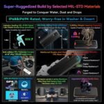 Blackview BV4800 Pro Android 14 Rugged Phone Unlocked, Octa-core 12GB+128GB/SD 2TB, IP69K Waterproof Rugged Smartphone, 6.56''HD+Display, 5180mAh Battery, NFC, 4G Dual SIM, 3 Card Slots,Glove Mode,GPS - Image 5