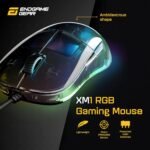 ENDGAME GEAR XM1 RGB Gaming Mouse, Programmable Mouse with 6 Buttons and 16,000 DPI, Dark Reflex - Image 3