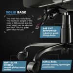 LEMBERI Gaming Chair, Fabric Big and Tall Video Game Chairs for Adults with Footrest,Racing Style Ergonomic Computer Gamer Chair with Headrest and Lumbar Support (Blue) - Image 7