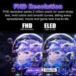 Viewedge 24 Inch Gaming Monitor with 240Hz, VA 1ms, FHD 1080p and HDR 10 PC Computer Monitor with 110% sRGB, Bluelight Filter, 2 HDMI & 1 DP Port, Support Adaptive Sync and Wall Mounted - Image 3