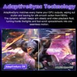 Viewedge 24 Inch Gaming Monitor with 240Hz, VA 1ms, FHD 1080p and HDR 10 PC Computer Monitor with 110% sRGB, Bluelight Filter, 2 HDMI & 1 DP Port, Support Adaptive Sync and Wall Mounted - Image 5