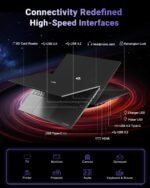 NIMO 17.3" Light-Gaming-Laptop, AMD Ryzen 7 8745HS 8 Cores 32GB DDR5 RAM 1TB SSD, Radeon 780M Graphics, FHD IPS Display, 100W Type-C Fast Charger, Backlit Keyboard, Fingerprint, USB 4.0 - Image 7
