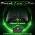 Wireless Gaming Headset for Xbox Series X/S, Xbox One, PS5, PC, Mac, Bluetooth 6.0 Gaming Headphones with Flip-to-Mute Noise-Canceling Mic, Foldable, 3D Surround Sound, 45H Battery - Black - Image 3