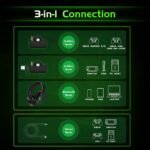 Wireless Gaming Headset for Xbox Series X/S, Xbox One, PS5, PC, Mac, Bluetooth 6.0 Gaming Headphones with Flip-to-Mute Noise-Canceling Mic, Foldable, 3D Surround Sound, 45H Battery - Black - Image 4