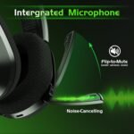 Wireless Gaming Headset for Xbox Series X/S, Xbox One, PS5, PC, Mac, Bluetooth 6.0 Gaming Headphones with Flip-to-Mute Noise-Canceling Mic, Foldable, 3D Surround Sound, 45H Battery - Black - Image 5