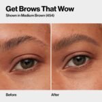 Revlon ColorStay Micro Eyebrow Pencil with Built In Spoolie Brush, Infused with Argan and Marula Oil, Waterproof, Smudgeproof, 454 Medium Brown, 0.003 oz - Image 8