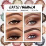 UCANBE Baked Eyeshadow Palette with 15PCS Brushes Makeup Set, 16 Color Natural Nude Matte Shimmer Metallic Eye Shadow Make Up Pallet for Women Girls, High Pigmented Long Lasting Waterproof - Image 3