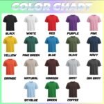 Custom T Shirts Personalized Heavy Cotton T Shirts Design Your Own Customized Unisex Shirts with Logo Text - Image 5