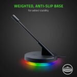 Razer Gaming Mouse Bungee V3 Chroma: Drag-Free Wired Mouse Support - for Esports-Level Performance - Weighted Base - Anti-Slip Feet - Classic Black - Image 4