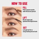 Revlon ColorStay Brow Fantasy, All In One Eyebrow Powder Pencil with Shaping Clear Gel, Gel Infused with Panthenol, Smudge-proof, 16HR Visibly Full Brows, 004 Dark Brown - Image 10